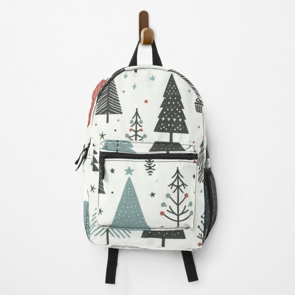 Item preview, Modern Geometric Christmas Tree Snowman Minimalist Pattern Print Festive designed and sold by CoffeeIsATrip.