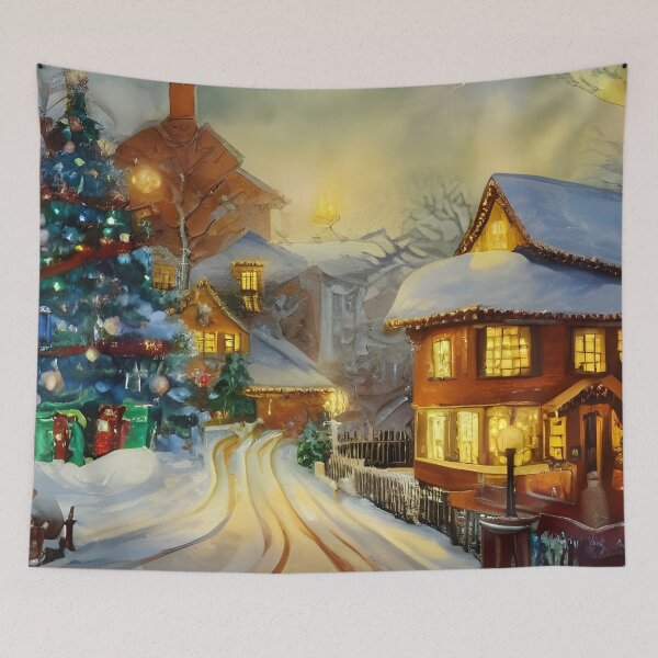 Item preview, Christmas In The Village designed and sold by Paw's Arts.