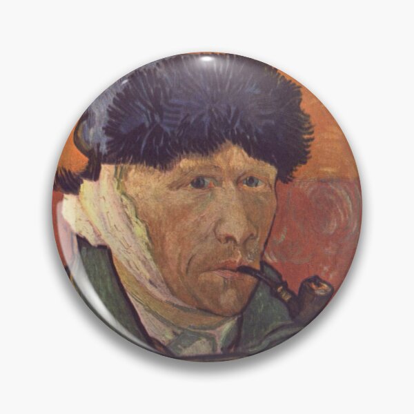 Artikelvorschau, Selbstporträt mit verbundenem Ohr und Pfeife, Van-Gogh-Gemälde entworfen und verkauft von aestheticQuo.