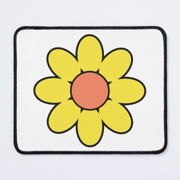 Item preview, Yellow Retro Rounded Flower designed and sold by shoppnow1.