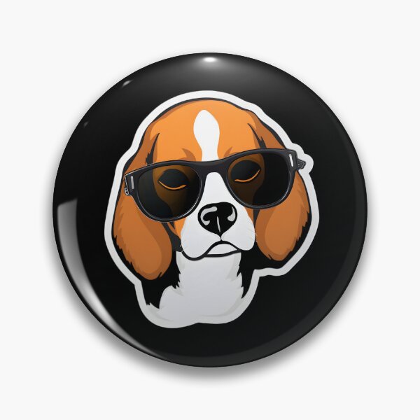 Item preview, Silly Glasses Beagle designed and sold by CUTEDOGGIEZ.