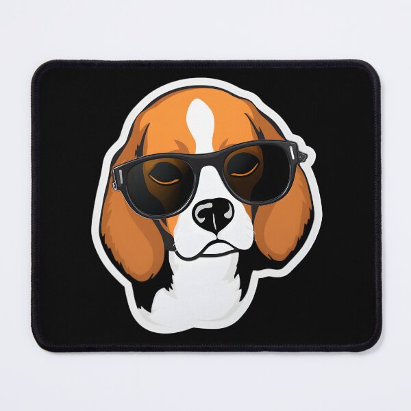 Item preview, Silly Glasses Beagle designed and sold by CUTEDOGGIEZ.