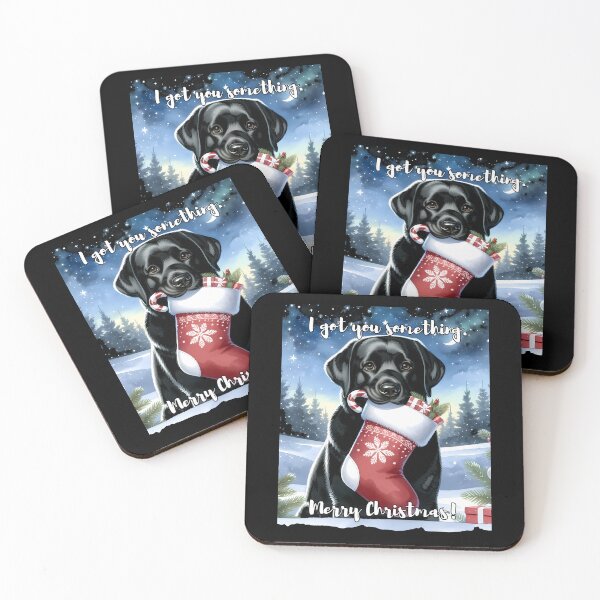 Item preview, black labrador with a sock in its mouth designed and sold by rafal12345.