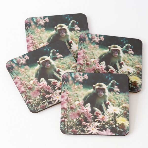 Item preview, Monkeys in the meadow (1) designed and sold by solveigsmake.