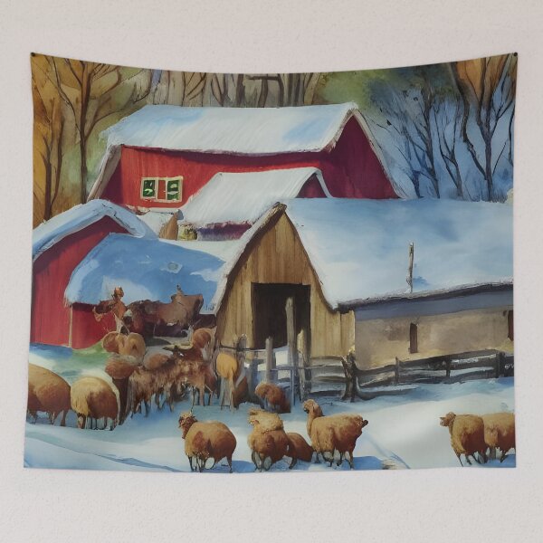 Item preview, Christmas On The Farm designed and sold by Paw's Arts.