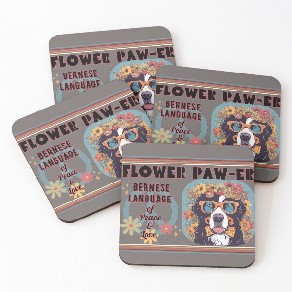 Item preview, Flower Paw-er: Bernese Language of Peace & Love designed and sold by InnerGrow.