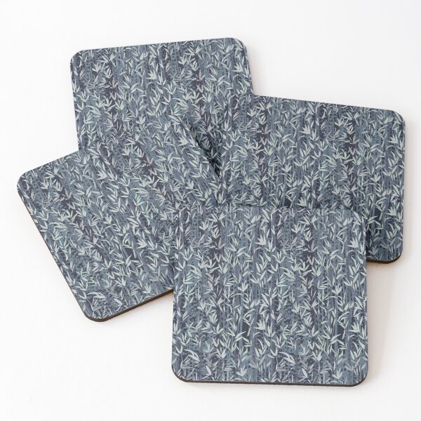 Item preview, Bamboo forest blue gray designed and sold by Alessandro Remo Mazzoni Remotextiles.
