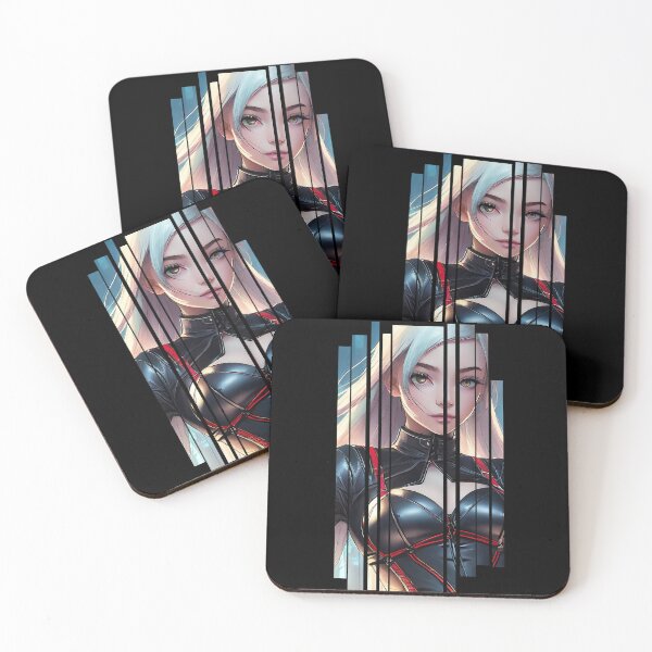 Item preview, Beautiful anime girl from the future  - stripes designed and sold by RafikoPL.