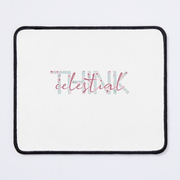 Item preview, Think Celestial - blue and floral designed and sold by SidderBug Designs.