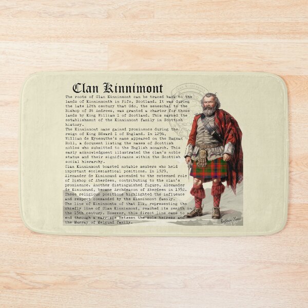 Item preview, Clan Kinnimont Scottish History  designed and sold by BagTown Clans.