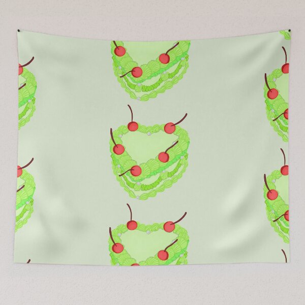 Item preview, Vintage Green Birthday Cake designed and sold by briestudio.