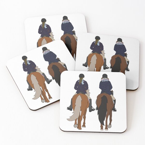 Item preview, Four Friends on a Trail Ride designed and sold by Abby Art Studio.