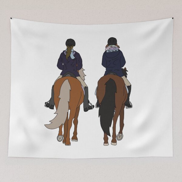 Item preview, Four Friends on a Trail Ride designed and sold by Abby Art Studio.