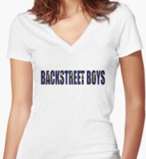 Backstreet Boys Women's Fitted V-Neck T-Shirt