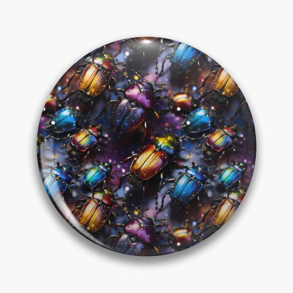Item preview, Beetle with rainbow colors designed and sold by Alessandro Remo Mazzoni Remotextiles.