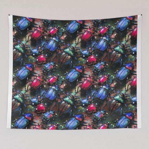 Item preview, Beetle with rainbow colors designed and sold by Alessandro Remo Mazzoni Remotextiles.