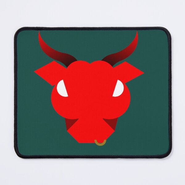 Item preview, Angry Bull Head with Horns designed and sold by elpeeda7.