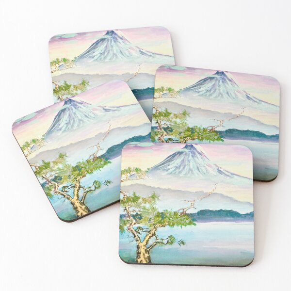 Item preview, Mount Fuji Japanese watercolor painting designed and sold by K Mussack.