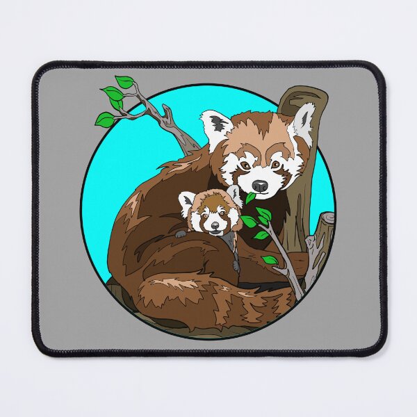 Item preview, Red Panda with Baby | Gift for Panda Lover designed and sold by Marian Murdoch.