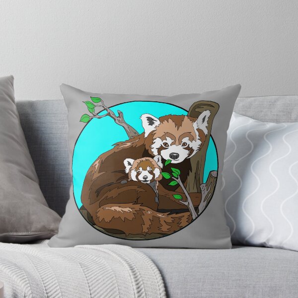 Item preview, Red Panda with Baby | Gift for Panda Lover designed and sold by Marian Murdoch.