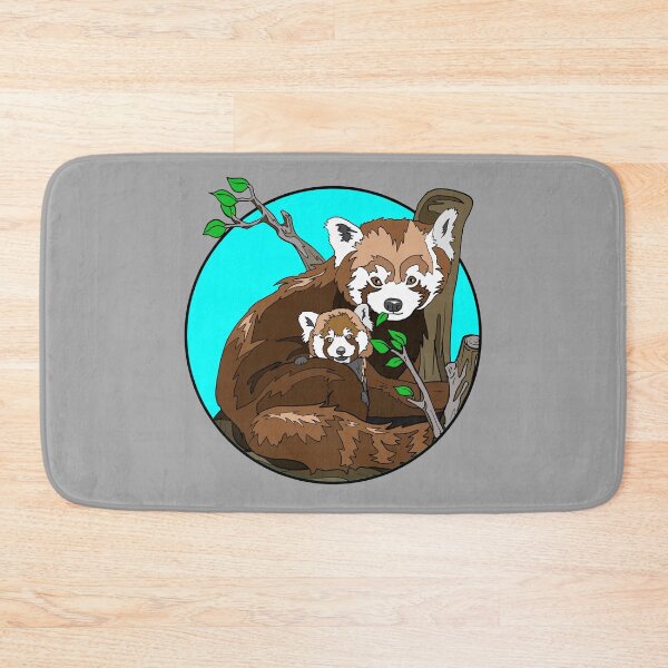 Item preview, Red Panda with Baby | Gift for Panda Lover designed and sold by Marian Murdoch.