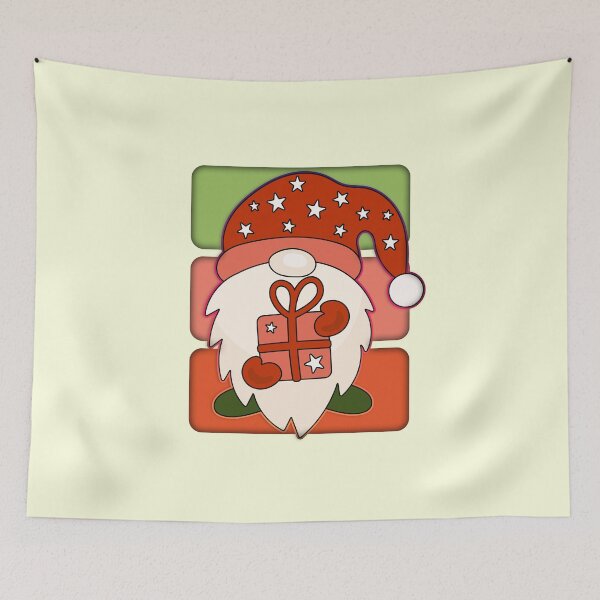 Item preview, Christmas Gnome Holding A Gift designed and sold by franktact.