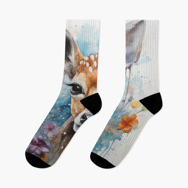 Item preview, Deer Watercolor Painting designed and sold by TentacleTribe.