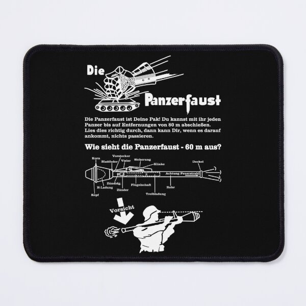 Item preview, Panzerfaust German WW2 Infographic Diagrams designed and sold by MilitaryMart.