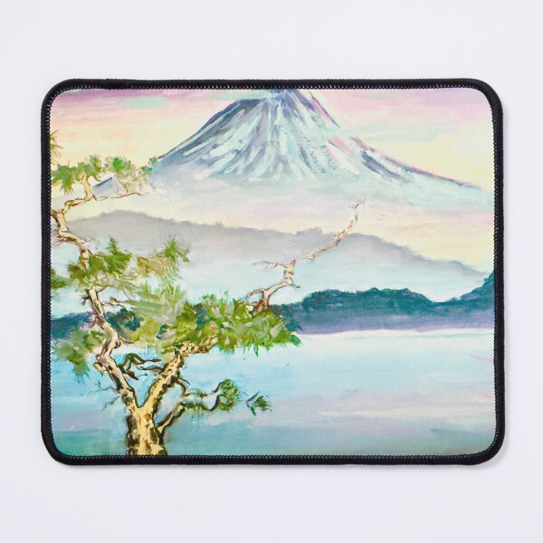 Item preview, Mount Fuji Japanese watercolor painting designed and sold by K Mussack.