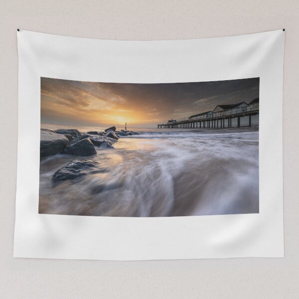 Item preview, Early Morning on Southwold Beach designed and sold by dp-images.