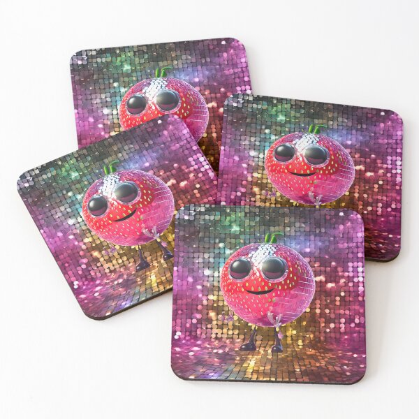 Item preview, Disco Strawberry designed and sold by Ursa&Jo.