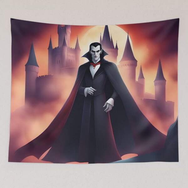Item preview, Count Dracula standing majestically designed and sold by ELEORIS.