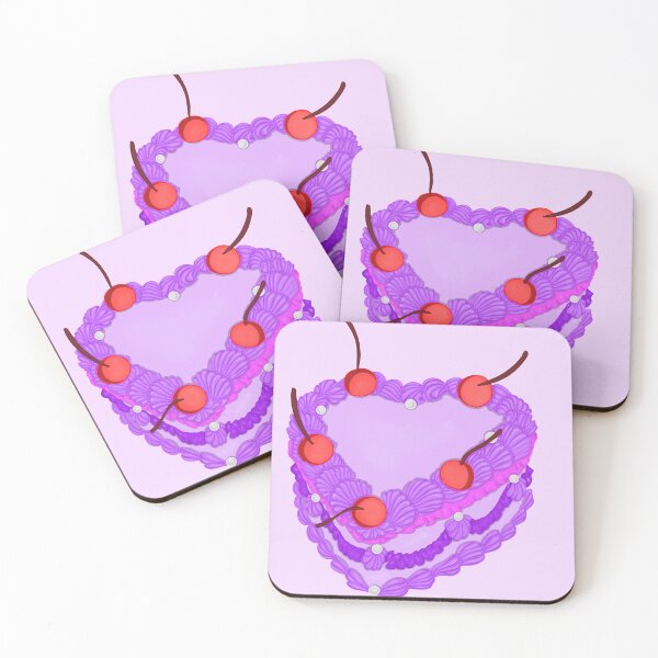 Item preview, Vintage Purple Birthday Cake designed and sold by briestudio.