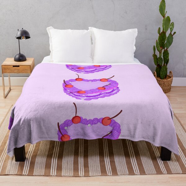 Item preview, Vintage Purple Birthday Cake designed and sold by briestudio.