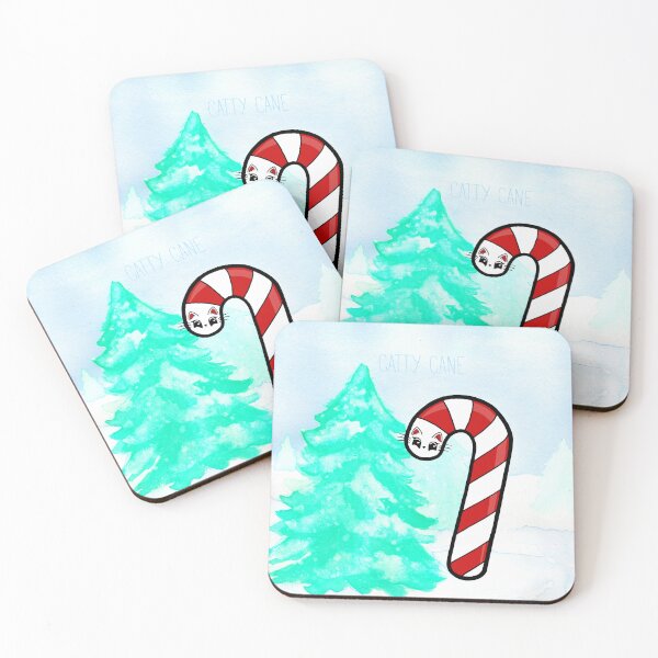 Item preview, Catty Cane - Candy Cane Cat designed and sold by Cali Draws Things.