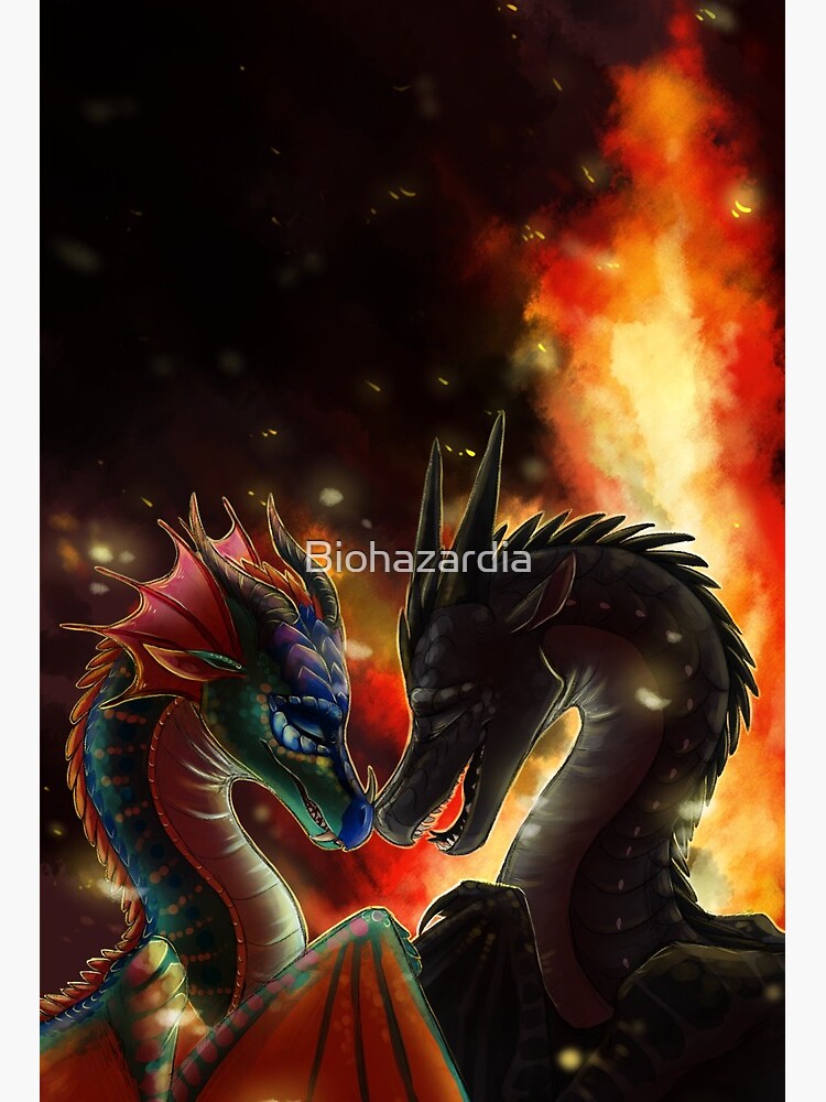 Wings Of Fire Glorybringer Art Board Print By Biohazardia Redbubble