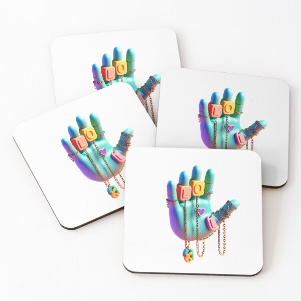 Item preview, Hand with LOL Plaques  designed and sold by Glariix.