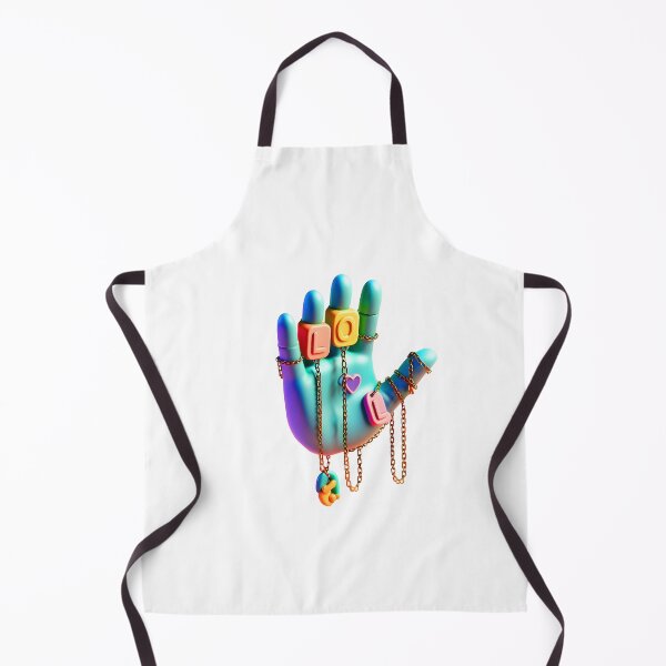 Item preview, Hand with LOL Plaques designed and sold by Glariix.