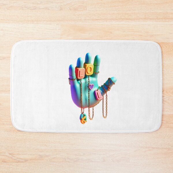 Item preview, Hand with LOL Plaques  designed and sold by Glariix.