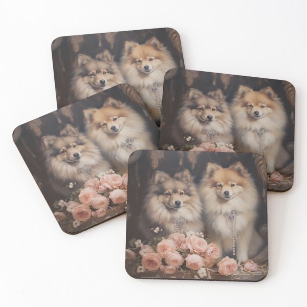 Item preview, Finnish Lapphund Duo designed and sold by Nocturne  Paws.
