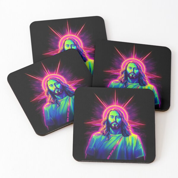 Item preview, Neon Jesus Electric Halo designed and sold by screenpromos.