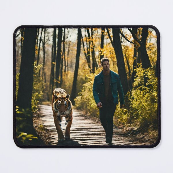 Item preview, The young man and the cheetah designed and sold by mo-carnival.