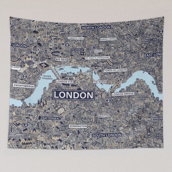 Item preview, London map poster designed and sold by oliver polanski.