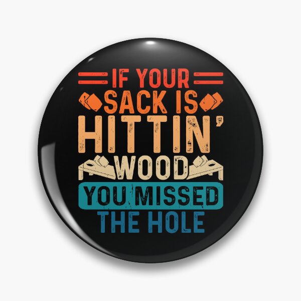 Item preview, If Your Sack Is Hittin Wood You Missed The Hole Retro Design - Baggo Bean Bag Toss Game - Funny Cornhole Player Vintage designed and sold by naworas.