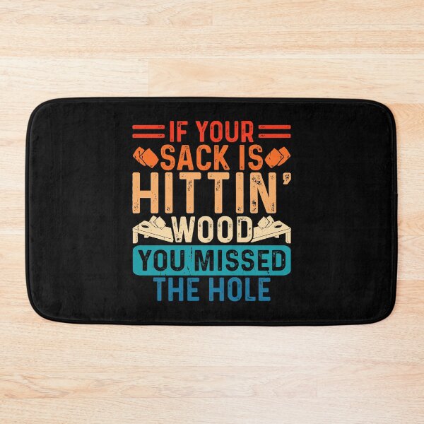 Item preview, If Your Sack Is Hittin Wood You Missed The Hole Retro Design - Baggo Bean Bag Toss Game - Funny Cornhole Player Vintage designed and sold by naworas.