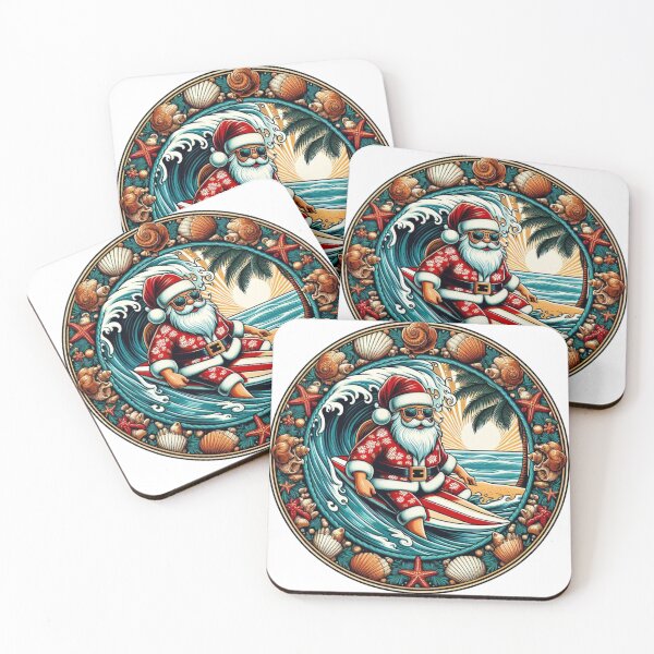Item preview, Santa Claus surfing designed and sold by casanova2301.