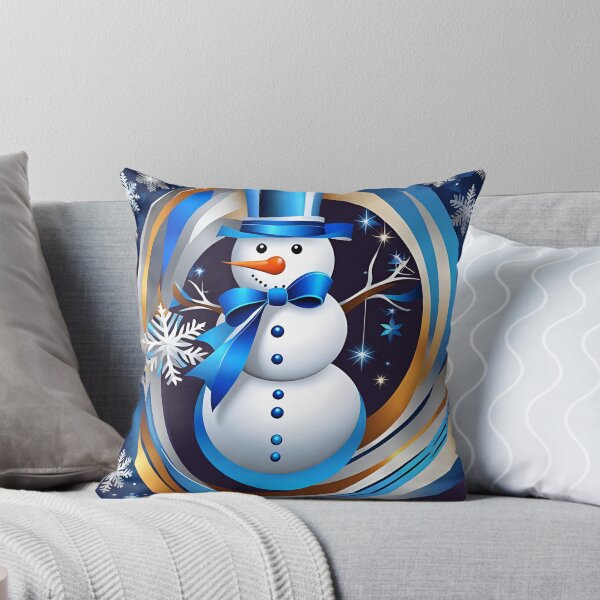 Item preview, Abstract Holiday Snowman 7 designed and sold by SassySueDesigns.