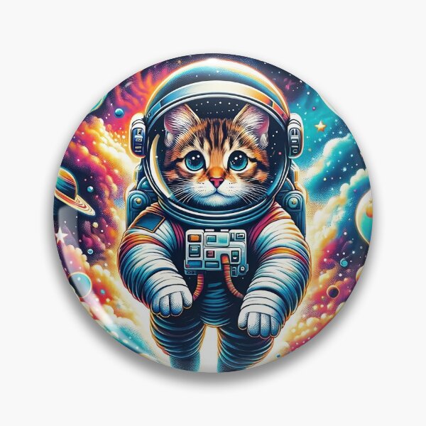 Item preview, Stellar Whiskers: A Cosmic Feline Odyssey designed and sold by thorndale.
