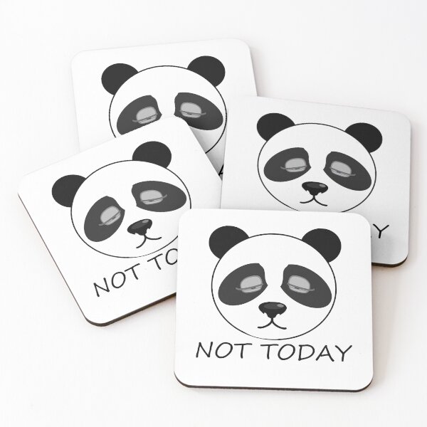 Item preview, Not Today Panda designed and sold by m2inspiration.