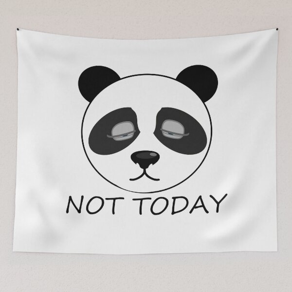 Item preview, Not Today Panda designed and sold by m2inspiration.